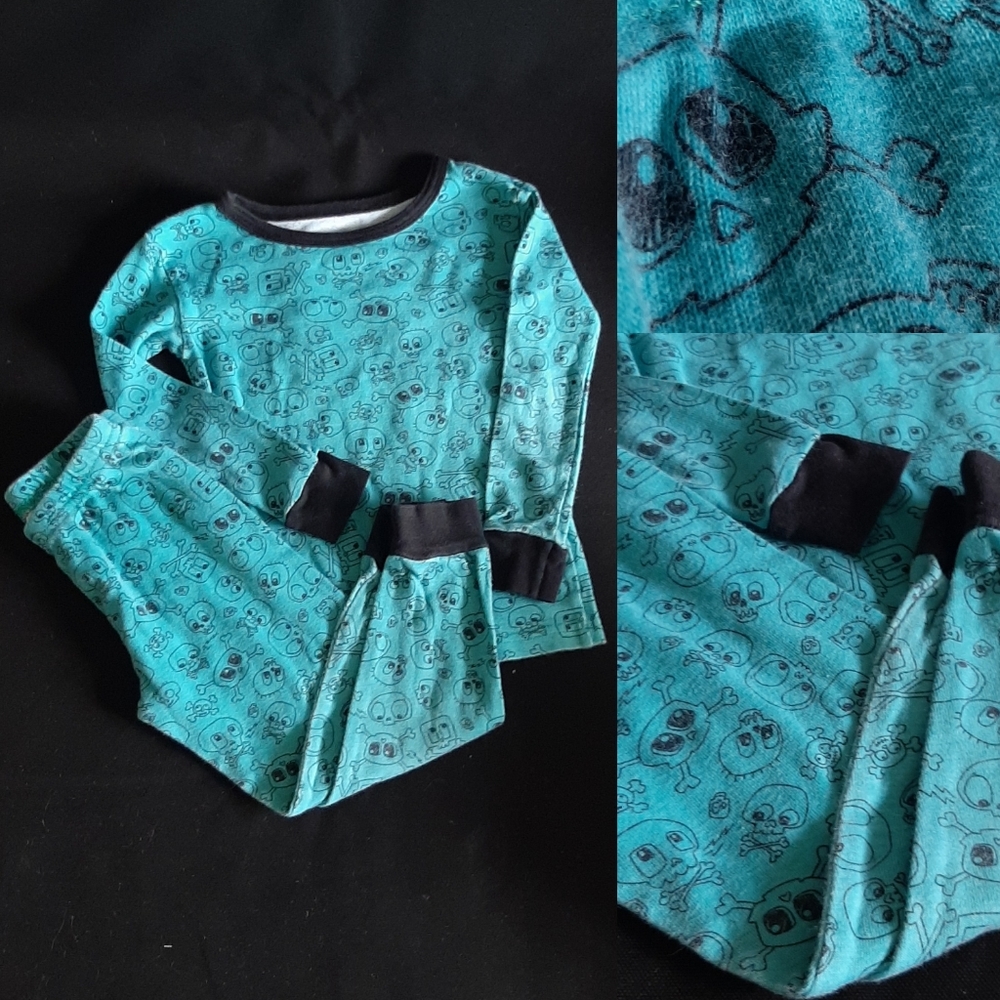 Little Star skull pajamas 3T